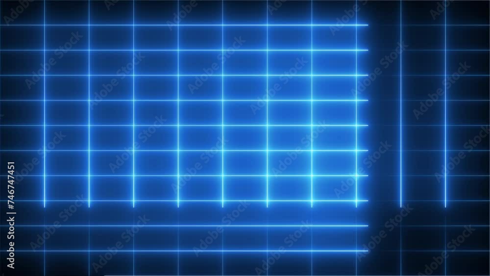 Blue neon grid. Computer generated 3d render Blue neon grid. Computer generated 3d render