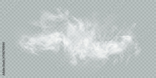 The Evening Smoke Effect illustration is subtle and features an image of smoke created using soft lines and transitions. Smoke is visualized in motion, creating a feeling of lightness and fiery.