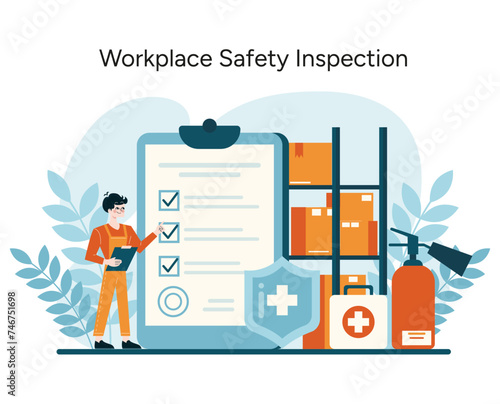 A meticulous review of industrial storage areas to ensure OSHA compliance and worker well-being