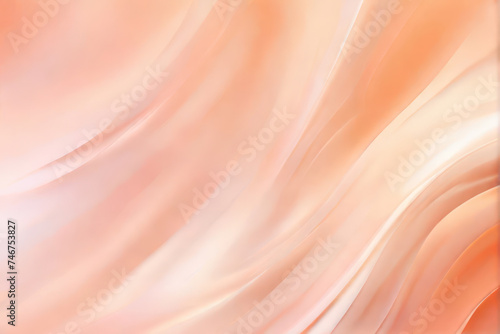 abstract peach background with pink waves