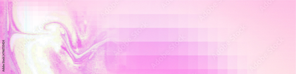 Fototapeta premium Pink panorama background for Banner, Poster, Celebrations and various design works