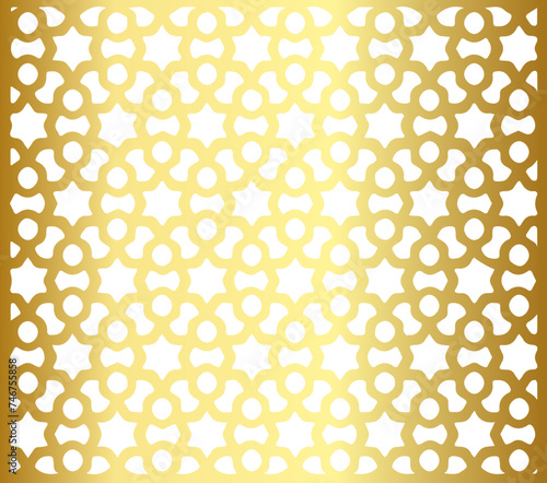 Luxury Golden Islamic Pattern 