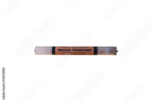 Фотография morphine ampoule used for pain relief