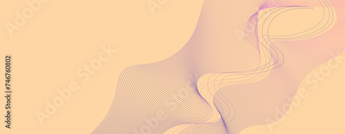 lines wave abstract stripe design. Curvy White Surfaces. Modern Abstract Background. Digital frequency track equalizer. Stylized line art background. Vector digital art banner