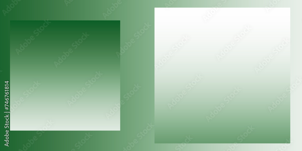 frames on green wall, green background with space, abstract geometric square gradient for background frames on green wall, green background with space, abstract geometric square gradient for background