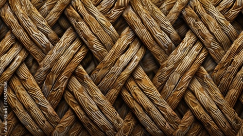 Braided rope texture background patern Generative AI