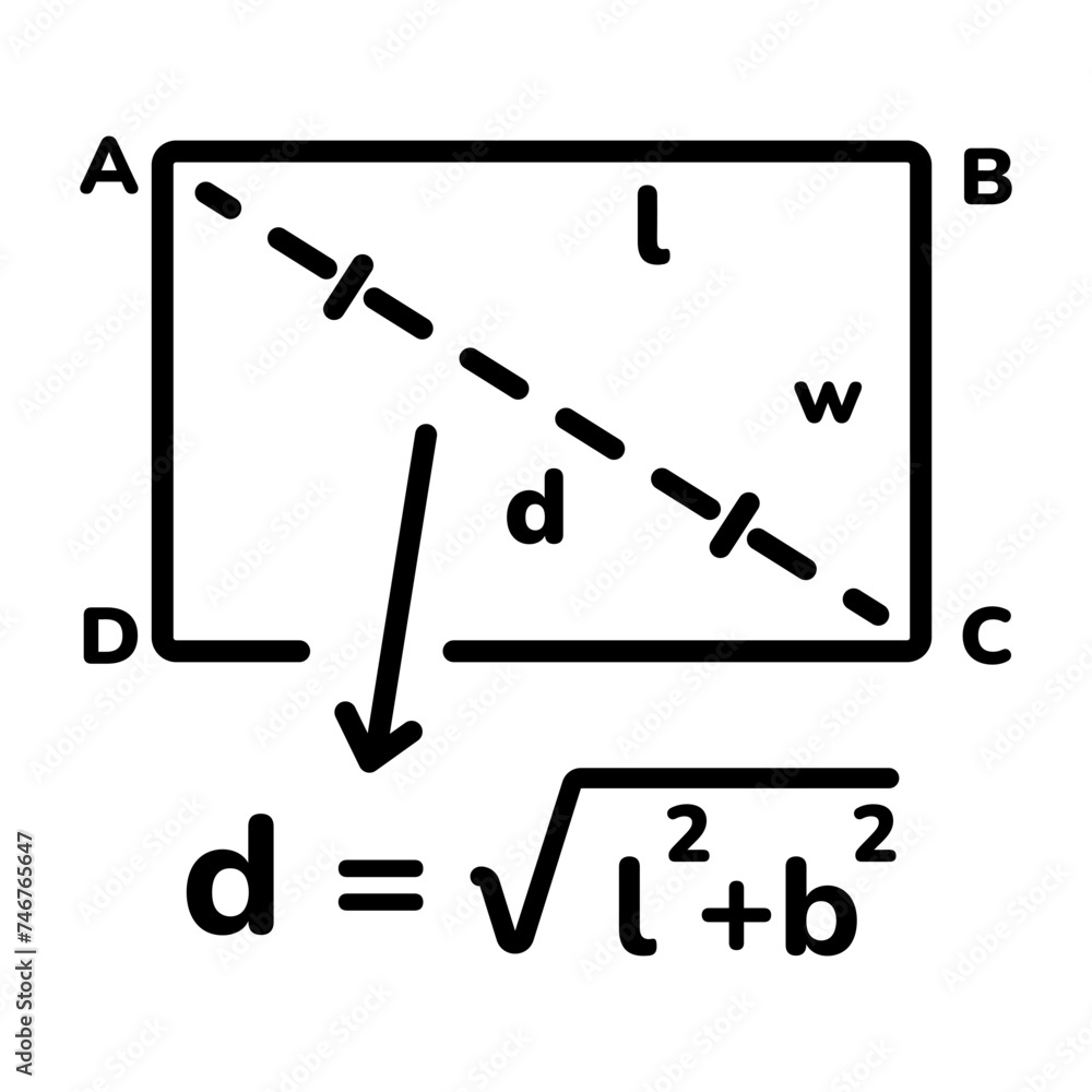 Diagonal Rectangle Diagonal Rectangle