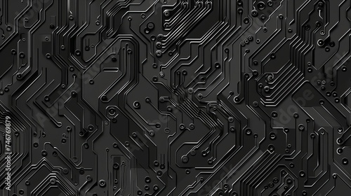 Vector seamless texture featuring a pattern reminiscent of a computer circuit board photo