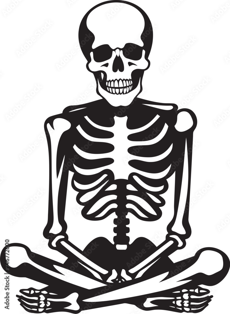 Serene Skeleton Sanctuary Black Vector Relaxation Graphic Relaxation Rattle Lounger Seat Chilling Icon Design Serene Skeleton Sanctuary Black Vector Relaxation Graphic Relaxation Rattle Lounger Seat Chilling Icon Design