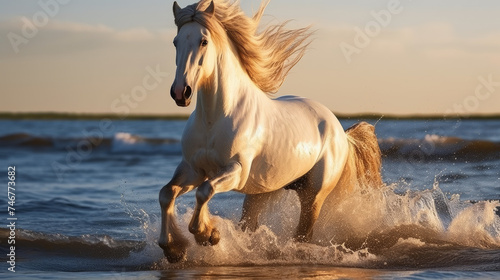 Horse on the beach © Mehran