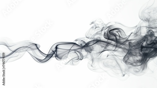 smoke isolated on white background