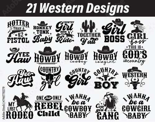 Western Quotes Bundle, Western Designs, Western Svg