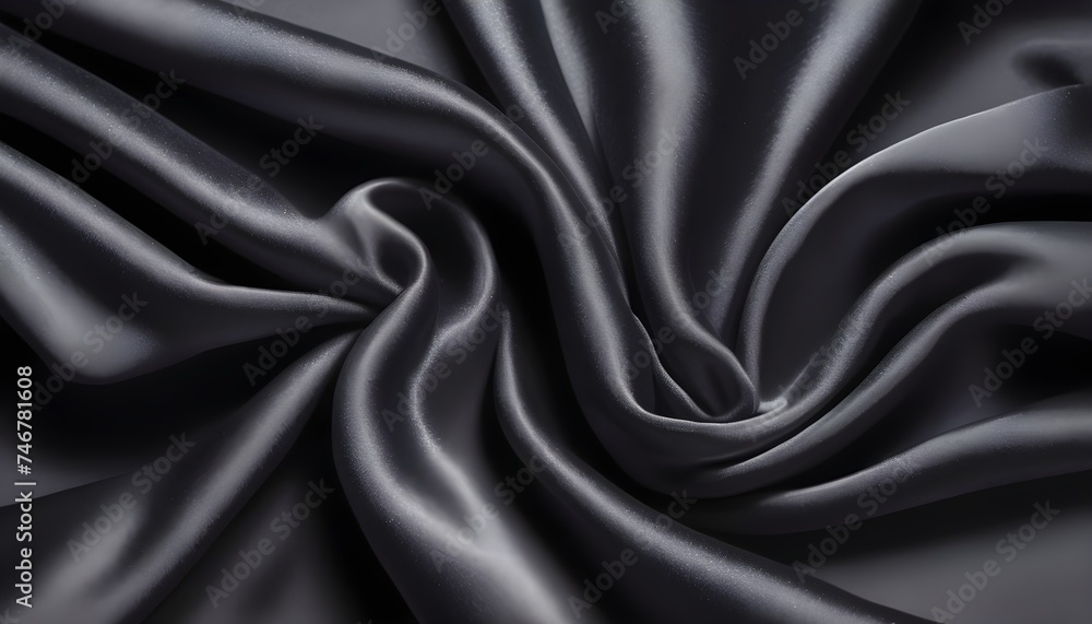 Mid dark gray silk texture, wavy, smooth Mid dark gray silk texture, wavy, smooth