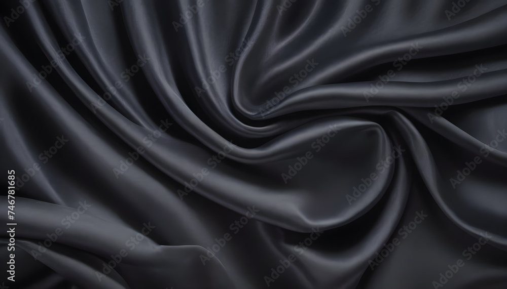 Dark grey wavy silk texture Dark grey wavy silk texture