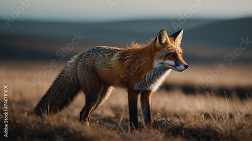 red fox in the wild © Shafiq