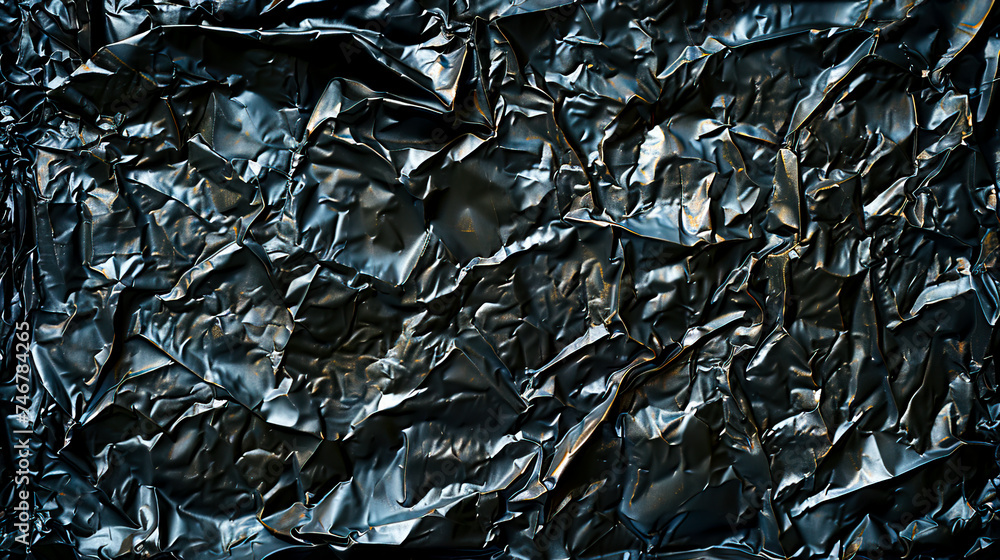 Textured Crumpled Paper Wall, an Abstract Expression in Blue created with Generative AI technology Textured Crumpled Paper Wall, an Abstract Expression in Blue created with Generative AI technology