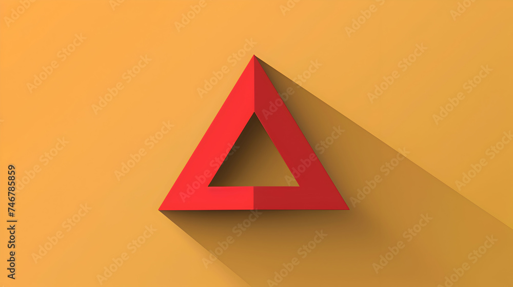 An upside down triangle, depicted in a flat vector style, its design clean and precise, its appearance remarkably realistic in high definition An upside down triangle, depicted in a flat vector style, its design clean and precise, its appearance remarkably realistic in high definition