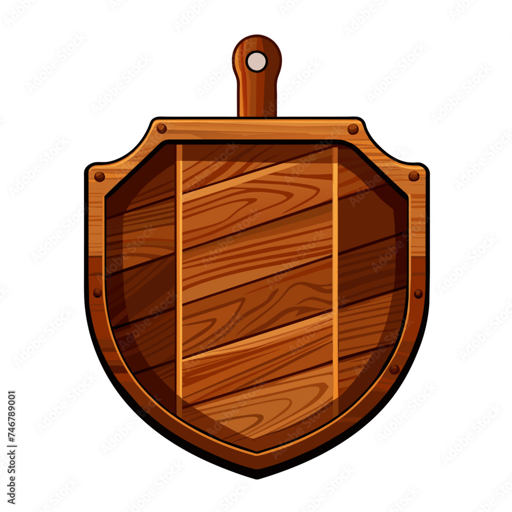 Naklejka premium Wooden sign