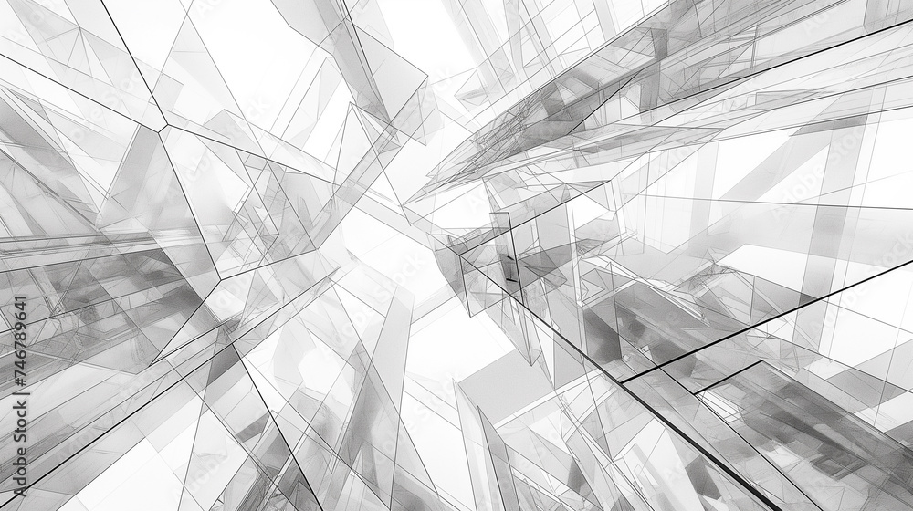 Fototapeta Abstrakcyjne linie architektoniczne