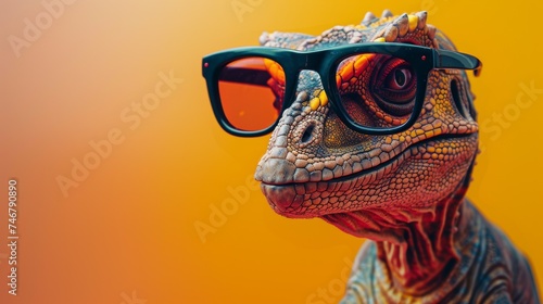 Dinosaur with Sunglasses