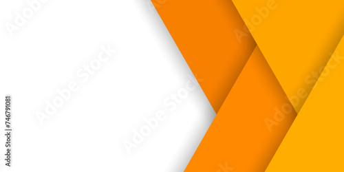Geometric abstract vector orange background, vector presentation backdrop or wallpaper design. Orange geometric shapes and color gradient on transparent background