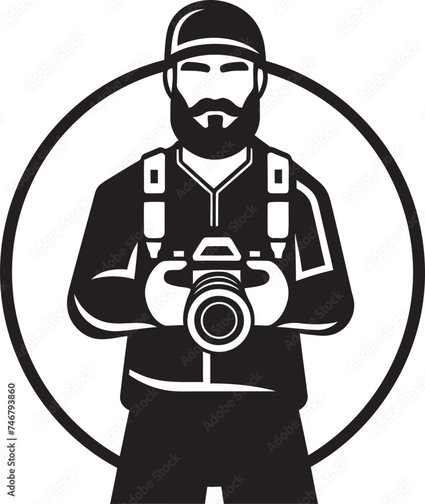 FrameFlair Vector Line Art Emblem for Photographer SnapSymphony Iconic Black Logo of Photographers Line Art FrameFlair Vector Line Art Emblem for Photographer SnapSymphony Iconic Black Logo of Photographers Line Art