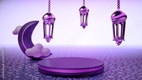 Ramadan Podium 3  , Animation.Full HD 1920×1080. 04 Second Long. photo