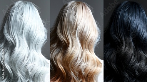 Vibrant Hair Transformation in Modern Salon Generative AI