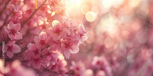 Springtime Serendipity Capture - Blossoming Beauty Background - Serendipitous Essence - Soft Spring Light - Blossoming Beauty © SurfacePatterns