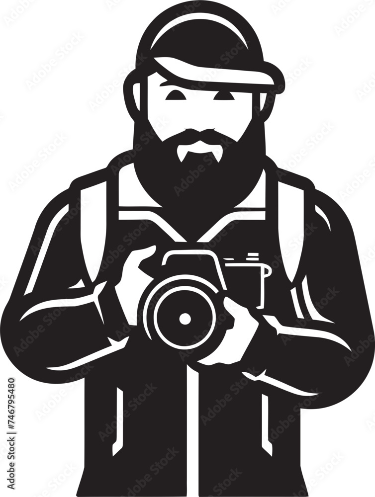 Aperture Artist Vector Photographer Line Art Emblem Lens Legend Iconic Black Logo of Photographer Thick Line Art Aperture Artist Vector Photographer Line Art Emblem Lens Legend Iconic Black Logo of Photographer Thick Line Art
