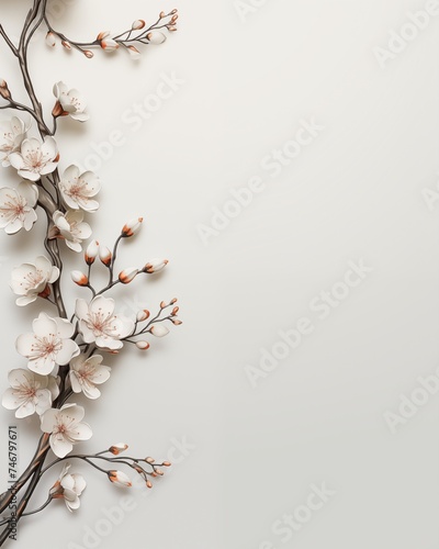 Cherry blossom flower blooming. Sakura flower background. 