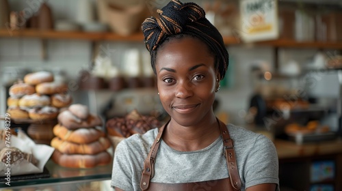 A female baker and entrepreneur