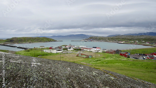 village on the sea bay