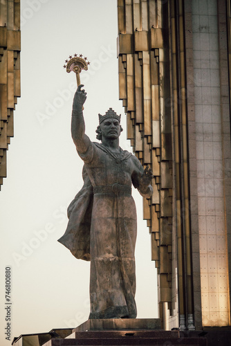 Historical Monument in Dushanbe, Tajikistan