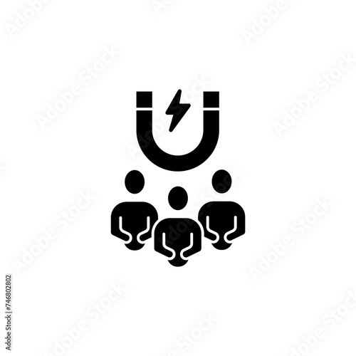 customer engagement concept line icon. Simple element illustration. customer engagement concept outline symbol design.