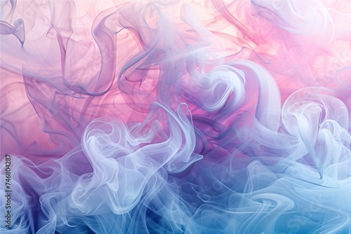 abstract background of colored smoke in the form of an abstract pattern. Generative AI 