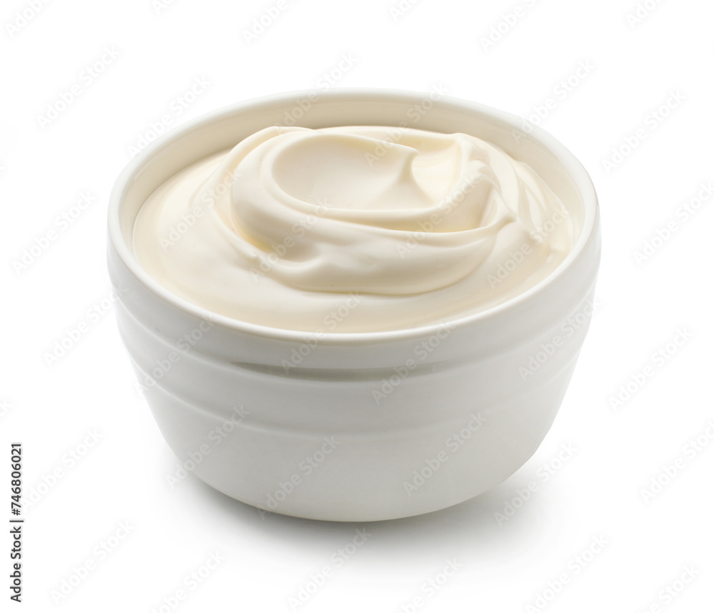 bowl of sour cream bowl of sour cream