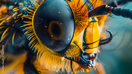 A close-up of the Bee's eye © Daniel