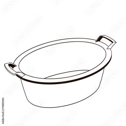 plastic washing basin