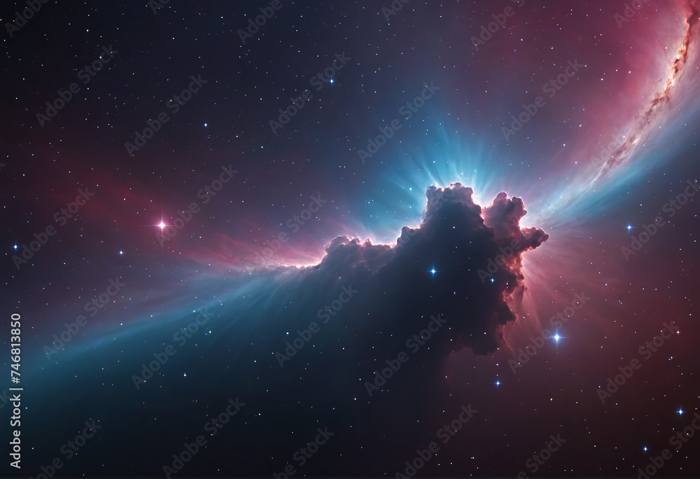Fototapeta premium space galaxy background
