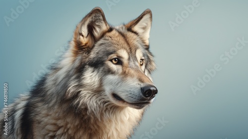 Apennine Wolf Ai Generative photo