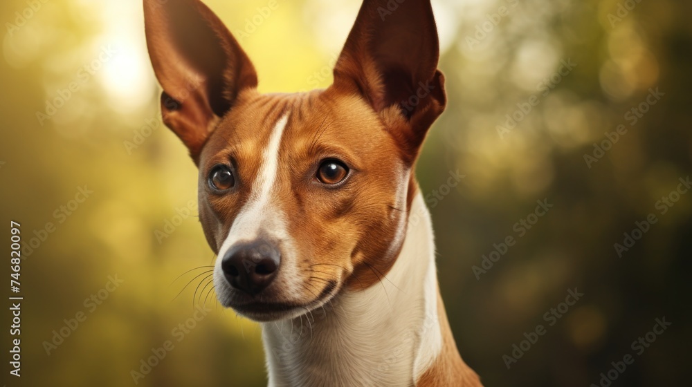 Basenji Dog Ai Generative