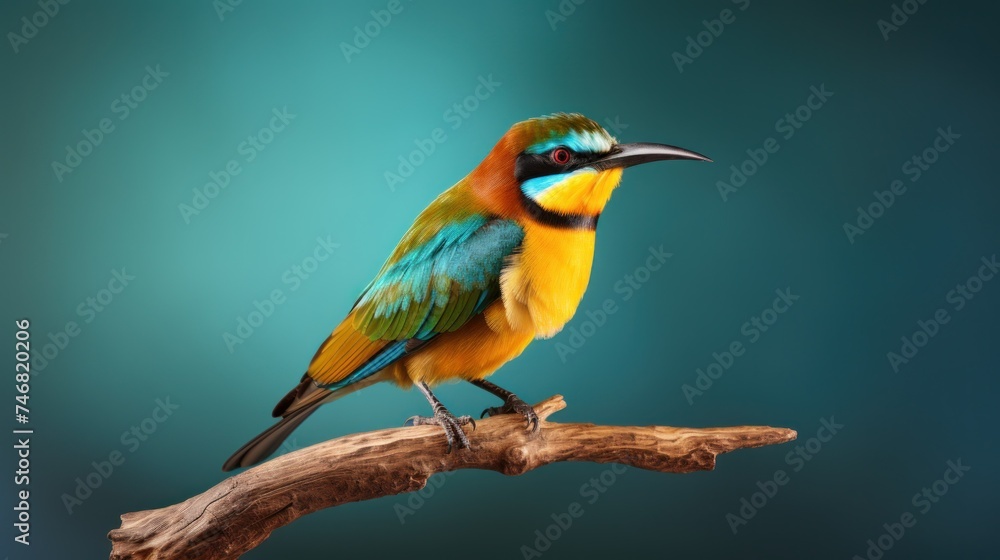 Obraz premium Bee-Eater bird Ai Generative