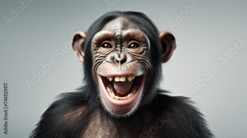 Chimpanzee Ai Generative © 3DLeonardo