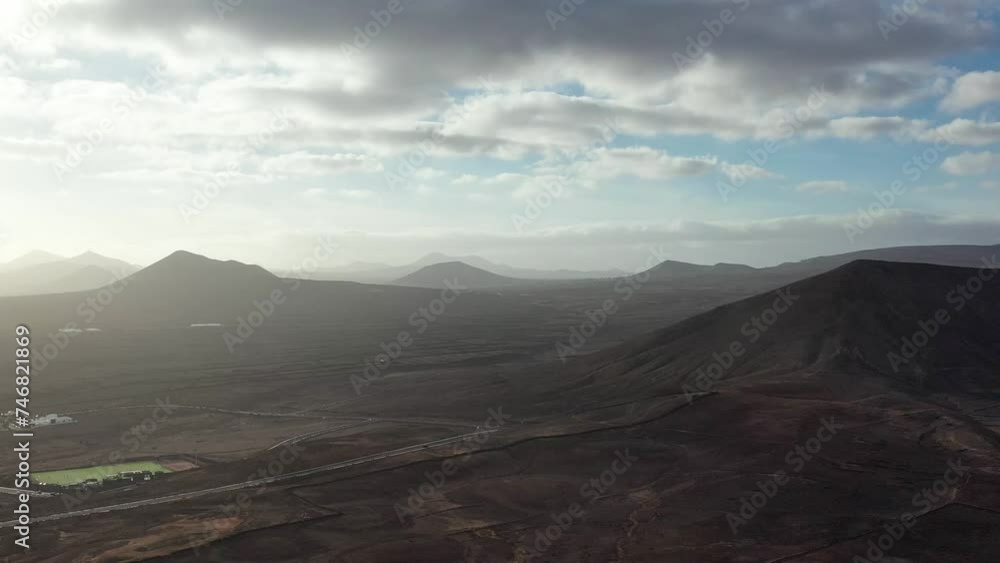 volcans à Lanzarote, canaries, Espagne volcans à Lanzarote, canaries, Espagne
