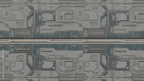 Texture material background Sci-Fi Panel 4