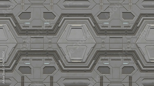 Texture material background Sci-Fi Panel 7