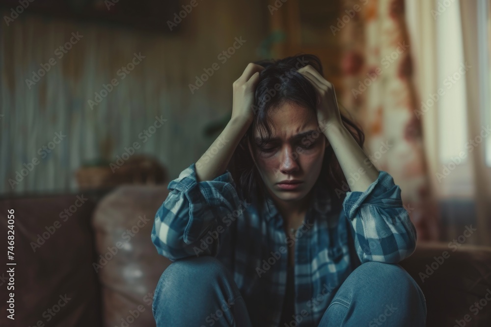 Coping with life's burdens: nuanced emotions of depression and stress, visual narratives that resonate with understanding and empathy Coping with life's burdens: nuanced emotions of depression and stress, visual narratives that resonate with understanding and empathy