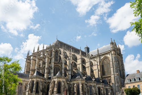 Cathedral le mans in normandie