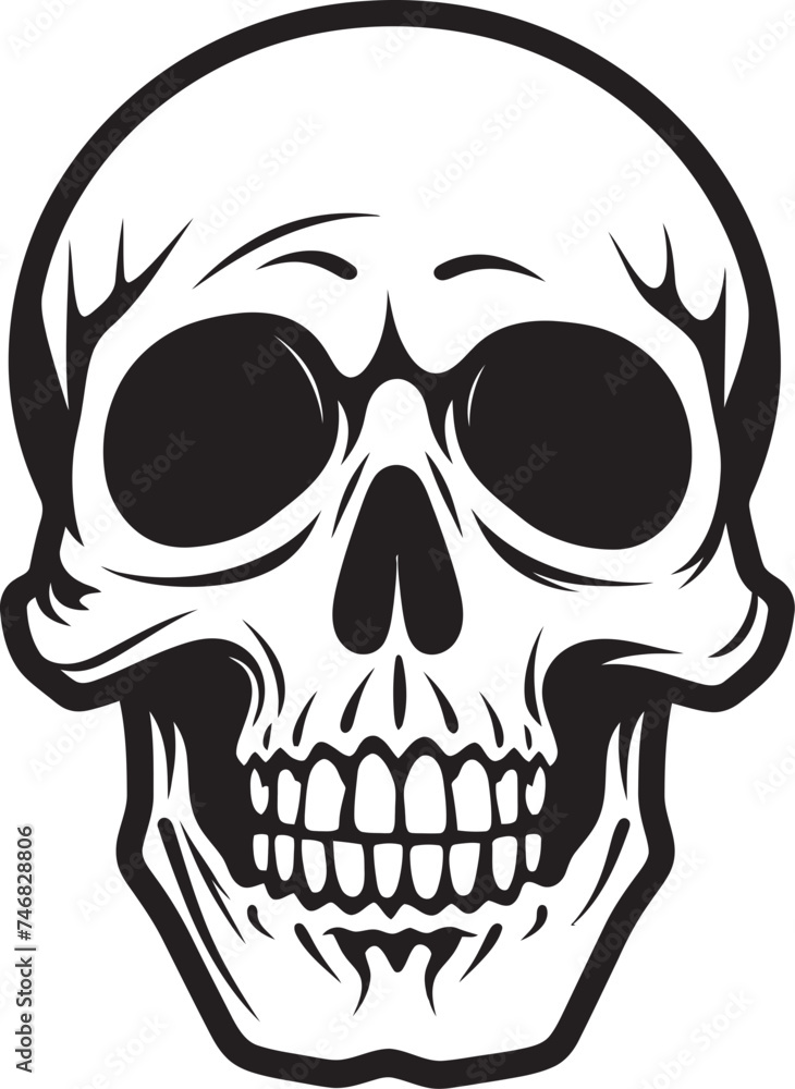 Grim Skeleton Emblem Shocked Vector Logo Design Startled Surprise Graphic Bone Chilling Skeleton Vector Icon Grim Skeleton Emblem Shocked Vector Logo Design Startled Surprise Graphic Bone Chilling Skeleton Vector Icon